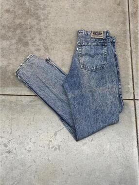 vintage levis silver tab straight leg made in usa jeans size 30 x 32